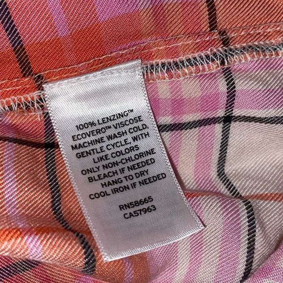 Abound Women's Spaghetti Windowpane Flannel Mini Dress Multicolor Size XS - Picture 9 of 10